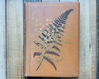 Vintage Poetry Book Art Deco Exquisitely Illustrated 1878Poetical Works of William Cullen Bryant