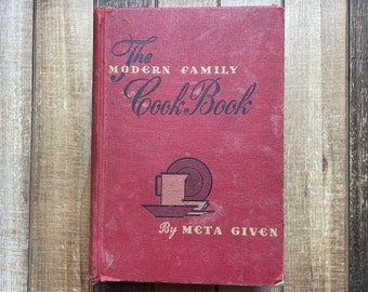 Vintage Cook Book Recipe Cookbook 1948 The Modern Family Cook Book A Guide For Housekeepers Cakes Cookies Desserts