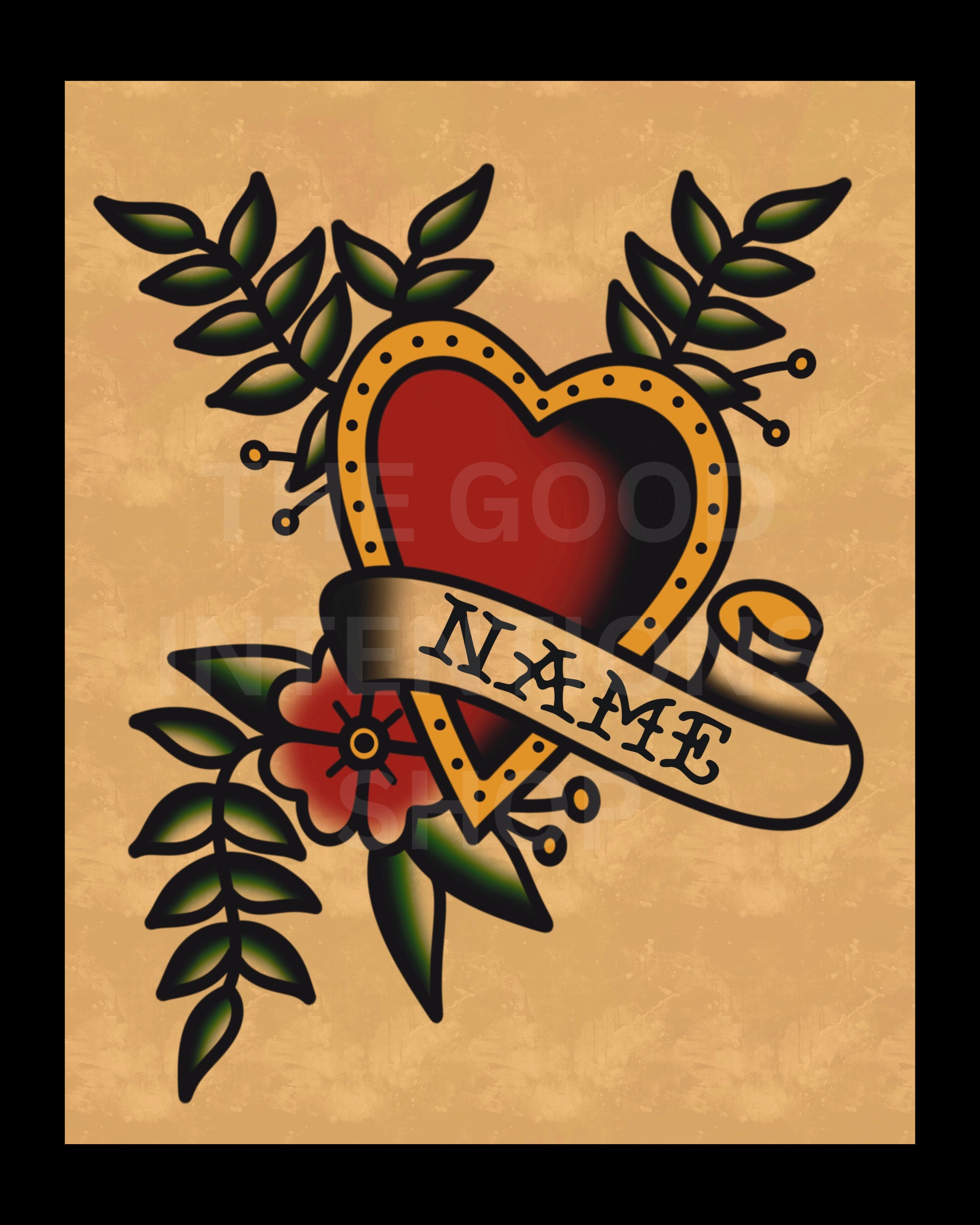 Heart with banner say it loud