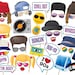 90s Printable Photo Booth Props - 90s Style Photobooth Props - 37 X ...