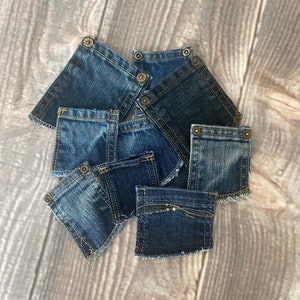 Denim Jean Coin Pockets 10 Pack