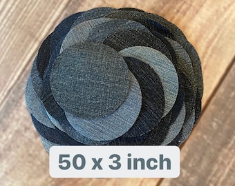 Kreise aus Denim Jeans 3 inch - Quilting, Appliqué and Crafting