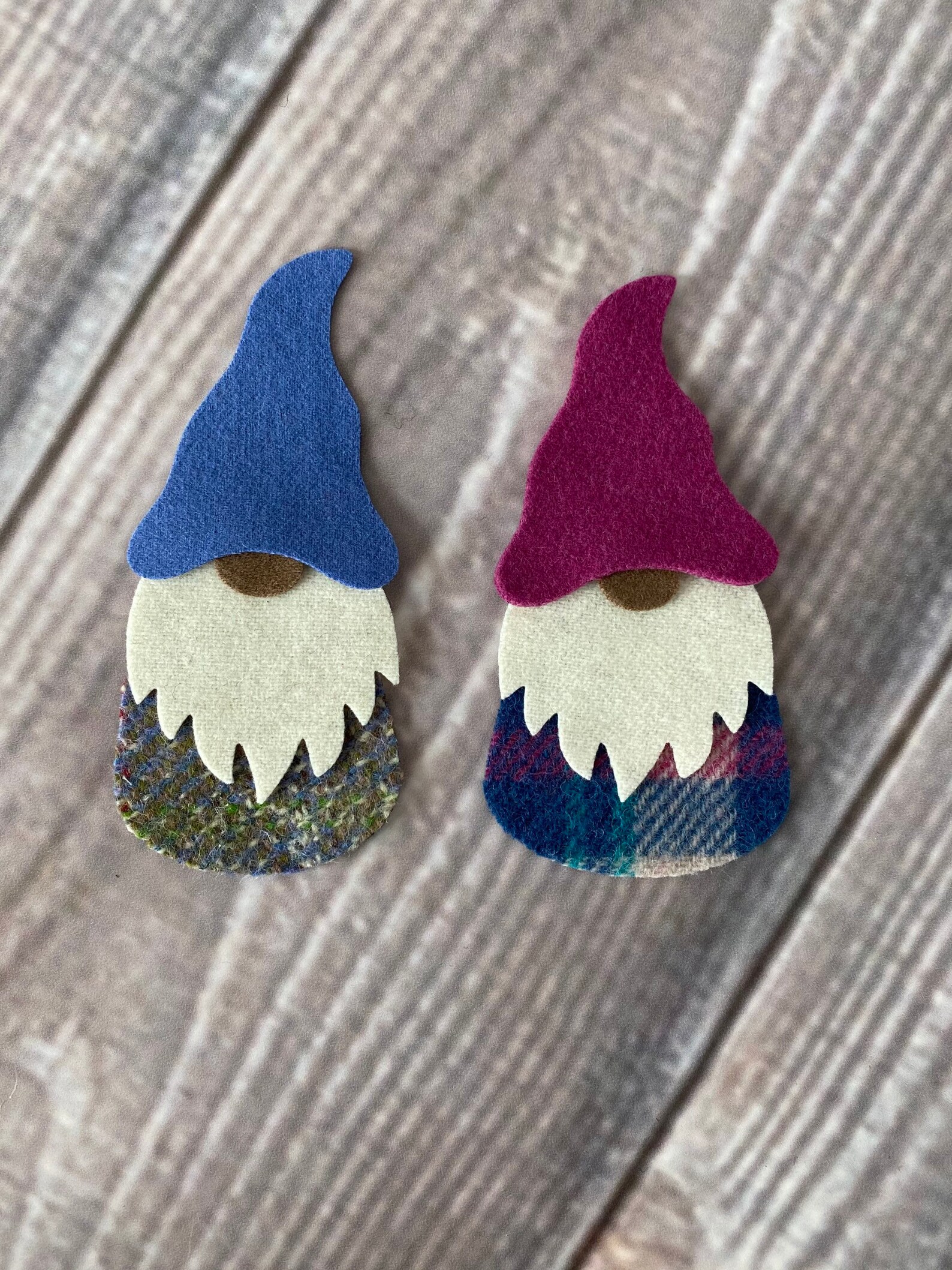 Wool Gnomes for Appliqué Die Cut Etsy