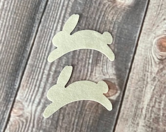 Cream Easter Bunny - Die Cut for Applique