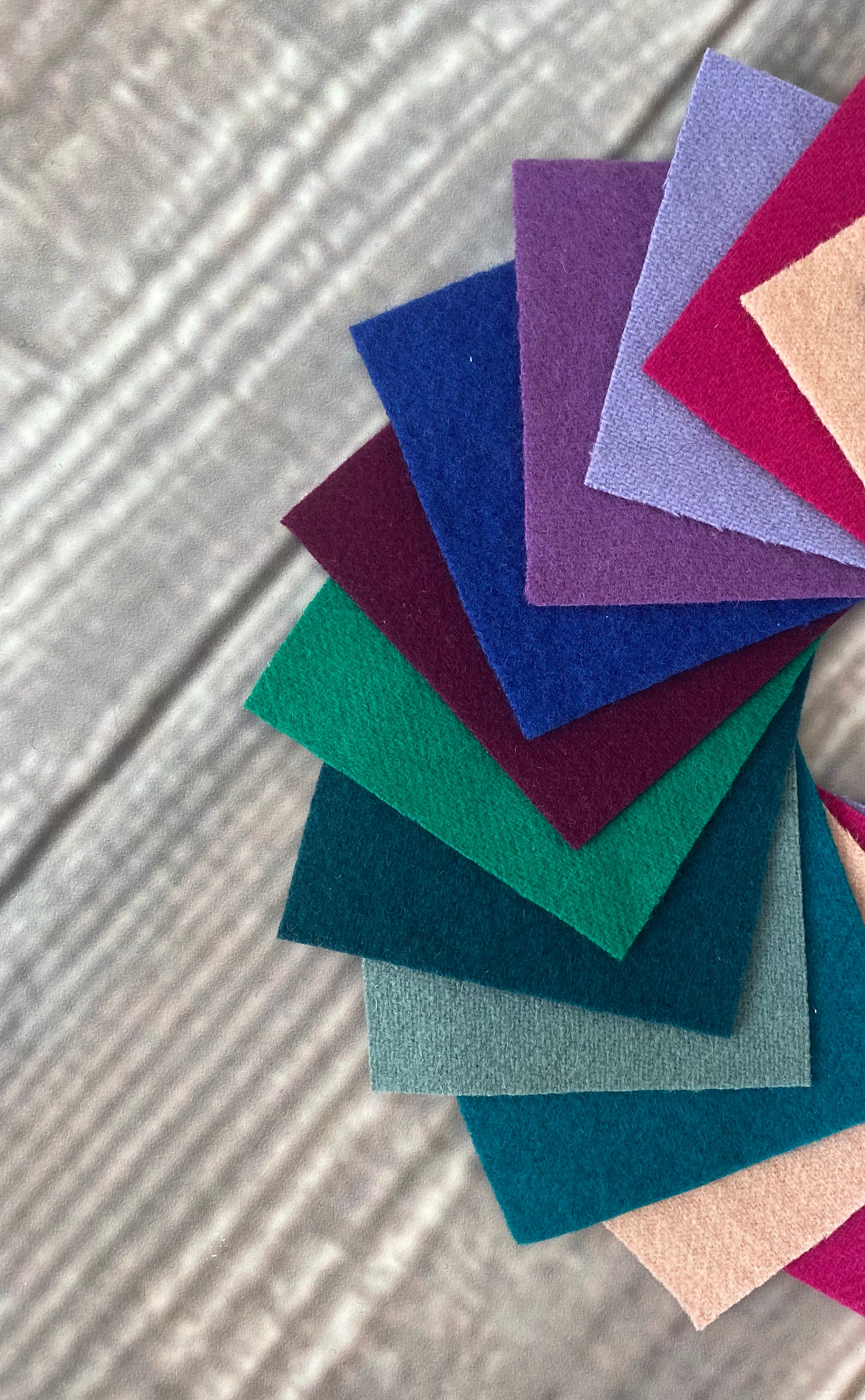 Wool Felt Fabric Squares Bundle 3x3 Inches Appliqué and Etsy