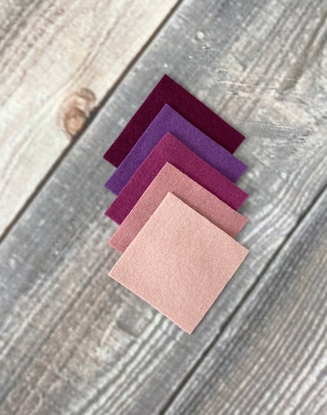 Wool Felt Fabric Squares Bundle 3x3 inches Appliqué and Etsy