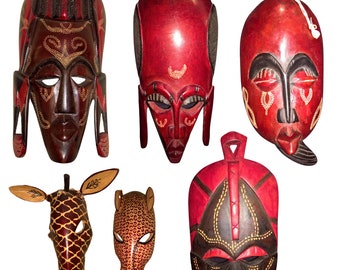African Wall Mask Etsy