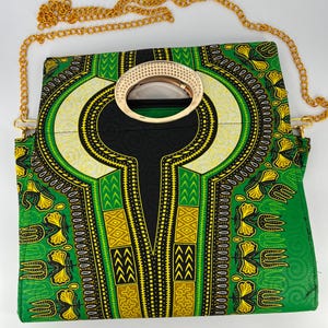 African print  Shoulder Purse, Hand bag 2-in-one, Dashiki print| Purse (12&quot; x 12&quot;), African Patter Crossbody Strap Bag/Purse, Gift for Her