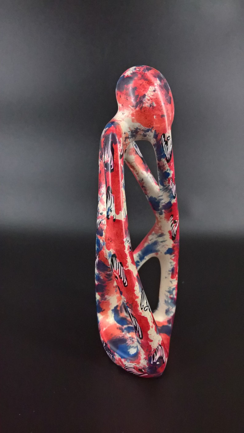 Modern Colorful Abstract Sculpture Handcrafted Art African - Etsy