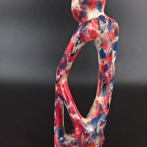 Modern Colorful Abstract Sculpture Handcrafted Art African - Etsy