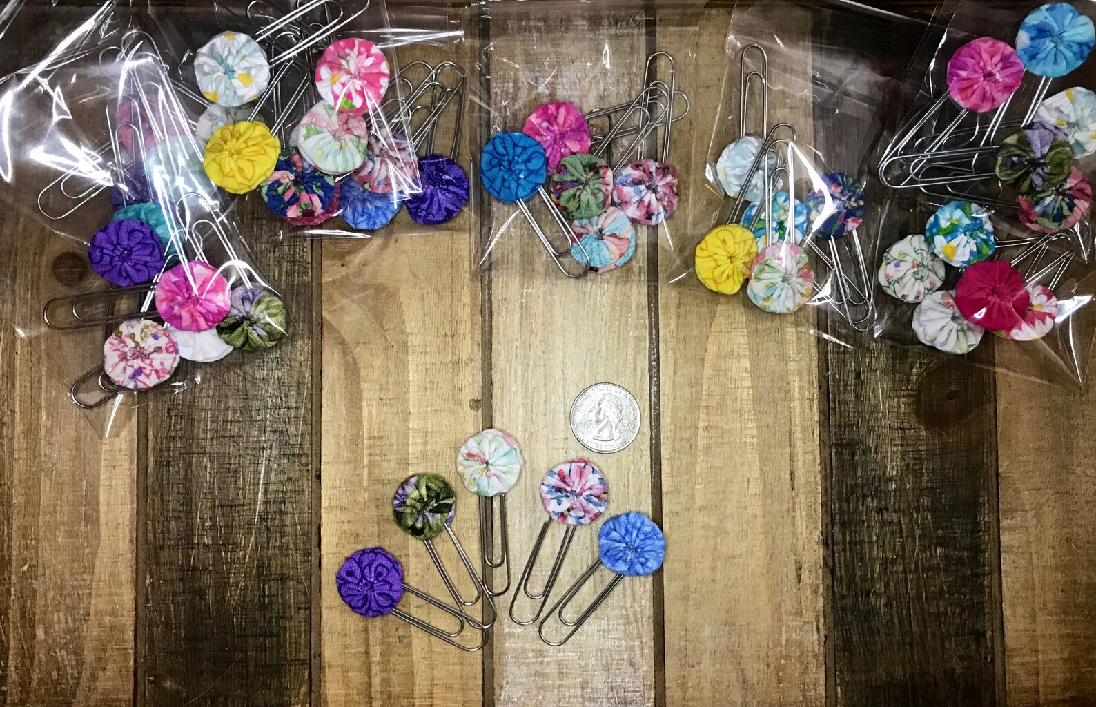 Fancy Paper Clips 5pack Yoyo Paper Clips Stationary Journals Etsy