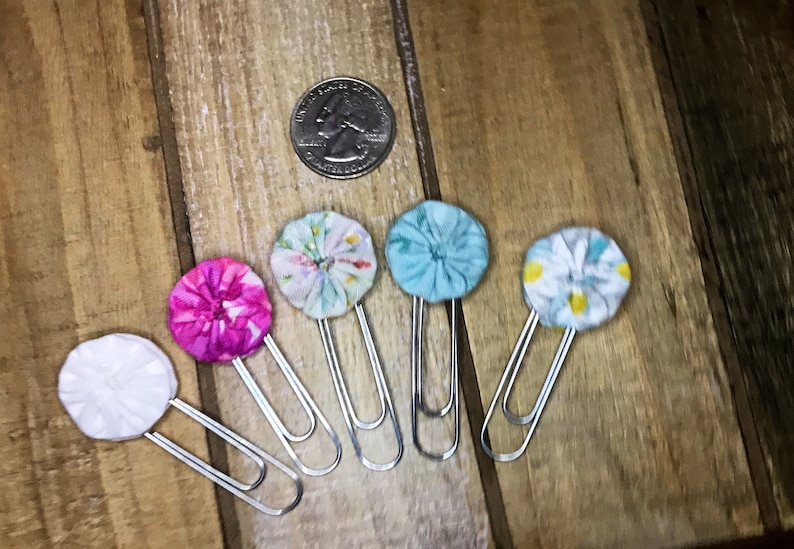 Fancy Paper Clips 5pack Yoyo Paper Clips Stationary Etsy