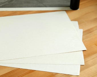 Papel japonés Kachiji Washi - Pur Mitsumata Thick - Formato A4 / Para impresión artística, fotografía y dibujo