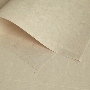 Carta giapponese Kashinishi Washi - Pur mitsumata non sbiancata - per stampa, timbratura, acquerello ecc.