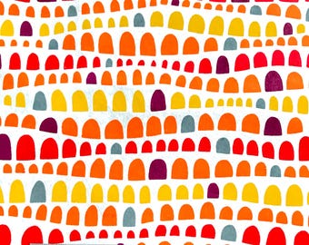 Papel japonés Yuzen Chiyogami: diseño geométrico retro y colores vintage. Para origami, manualidades y decoración.