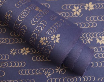 Papel Washi Japonés – Mingeishi – Patrón Katazuri Momiji – Para Origami, Manualidades, Decoración