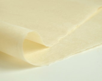 Papel japonês Washi Yoshino – Kozo puro não branqueado de amoreira 33g – Para impressão, conservação e belas artes
