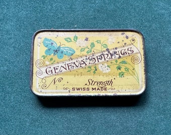 Vintage Geneva Springs Tins (Swiss Made)