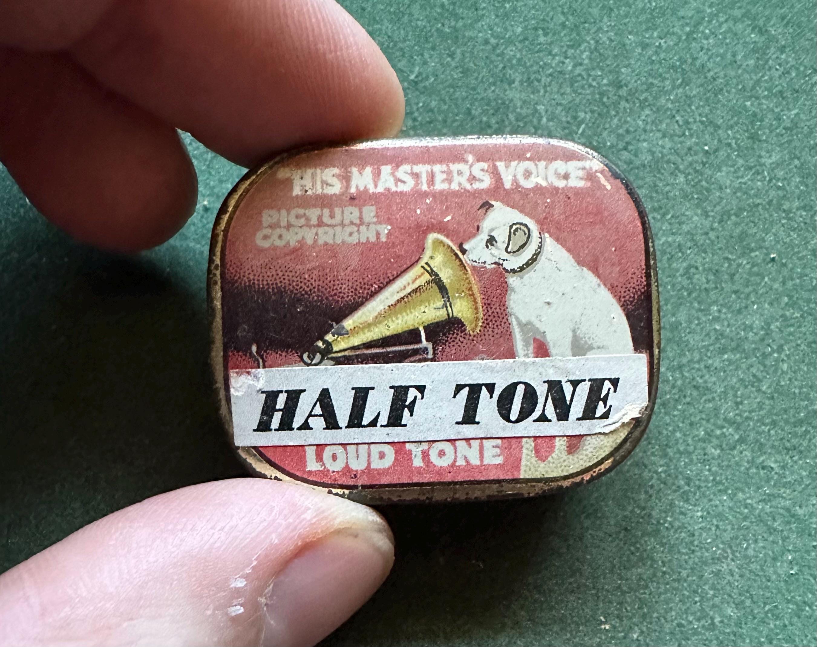 His Masters Voice Tin - Etsy