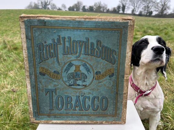 lloyd tobacco Rare Victorian Richard Lloyd & Sons Tobacco Shop Box