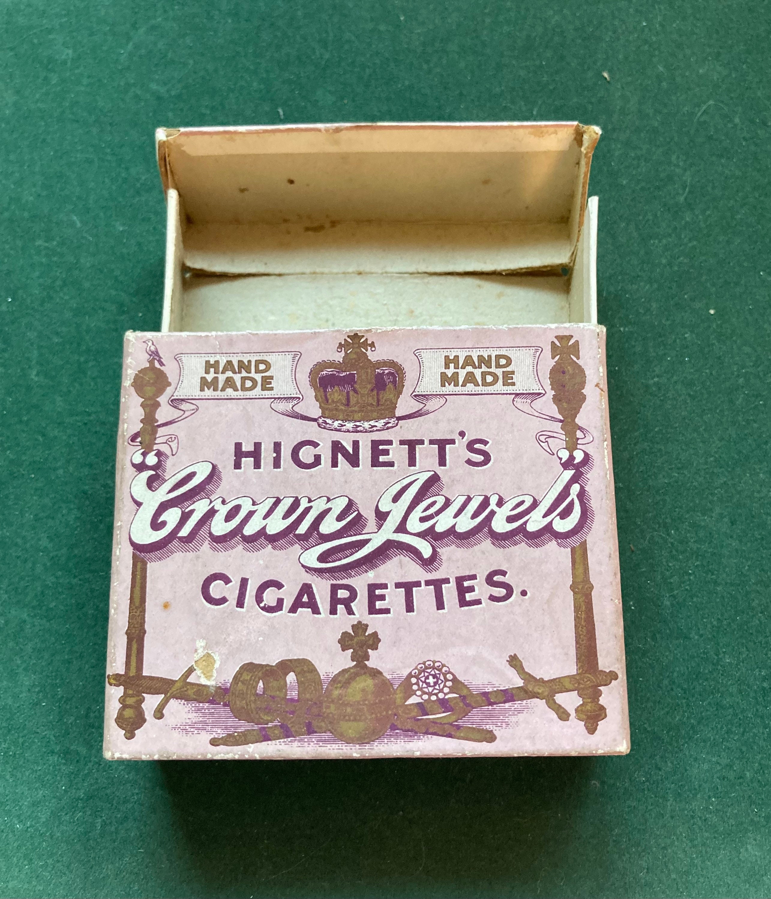 Rare 'crown Jewels' Cigarettes Packet Etsy UK
