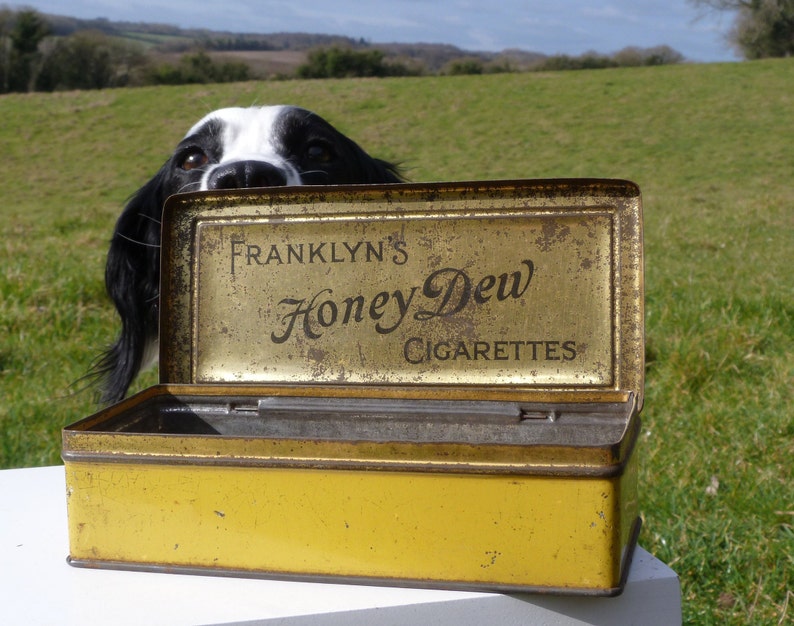 Rare Franklyn's 100 'honey Dew' Cigarettes Tin Etsy