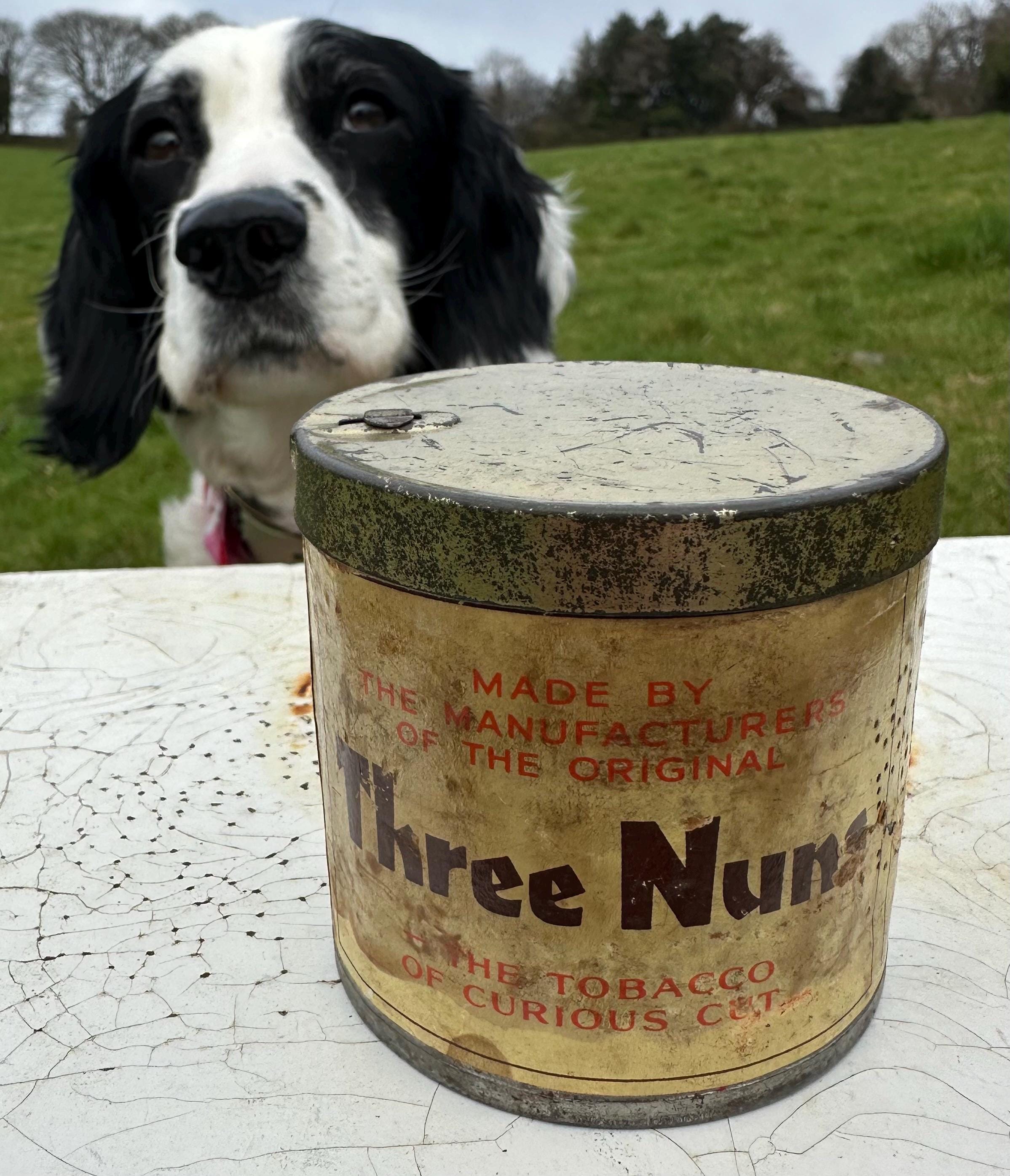 bells three nuns tobacco tin Scarce Vintage J & F Bell 2oz 