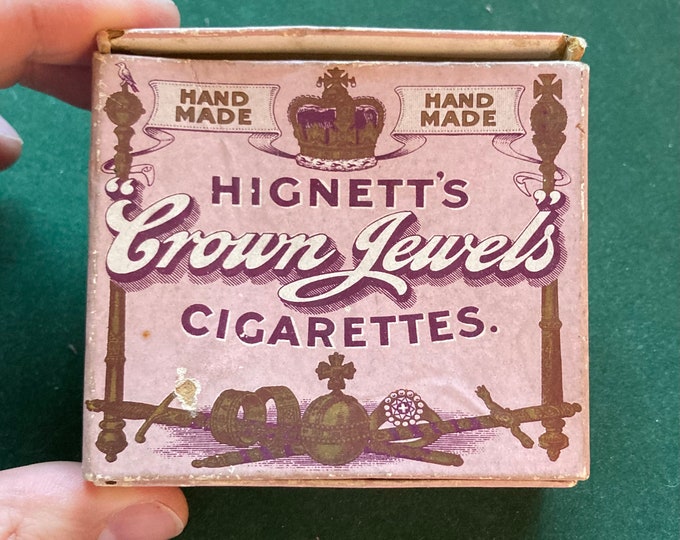 Rare 'crown Jewels' Cigarettes Packet with Slider Etsy