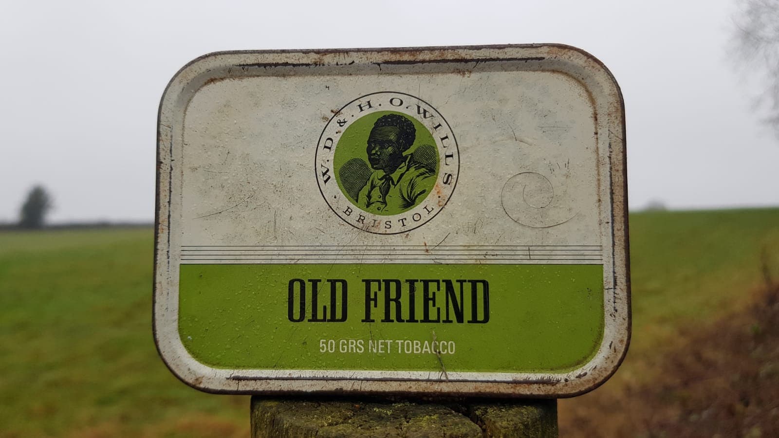 Vintage W.D. & H.O. Wills (bristol) Old Friend Tobacco Tin