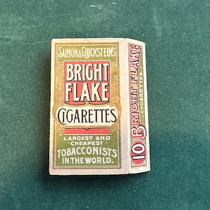 Rare Salmon & Gluckstein ‘Bright Flake’ 10 Cigarette hull.