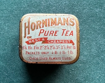 Rare Old 1oz Horniman’s Tea Sample Tin