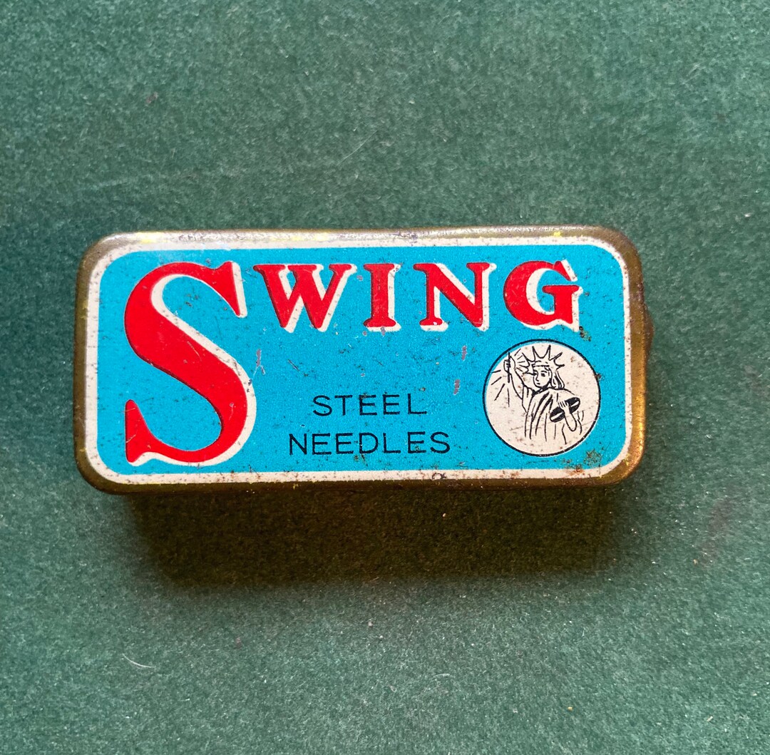 Vintage Smaller 'swing' Japanese Gramophone Needle Tin Etsy