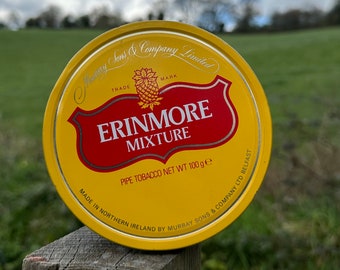 Vintage Murray’s Erinmore Mixture Round Tobacco Tin