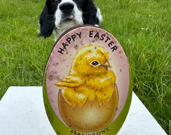 Vintage Parkinson’s &#39;Easter Toffee Assortment&#39; Tin (Doncaster).