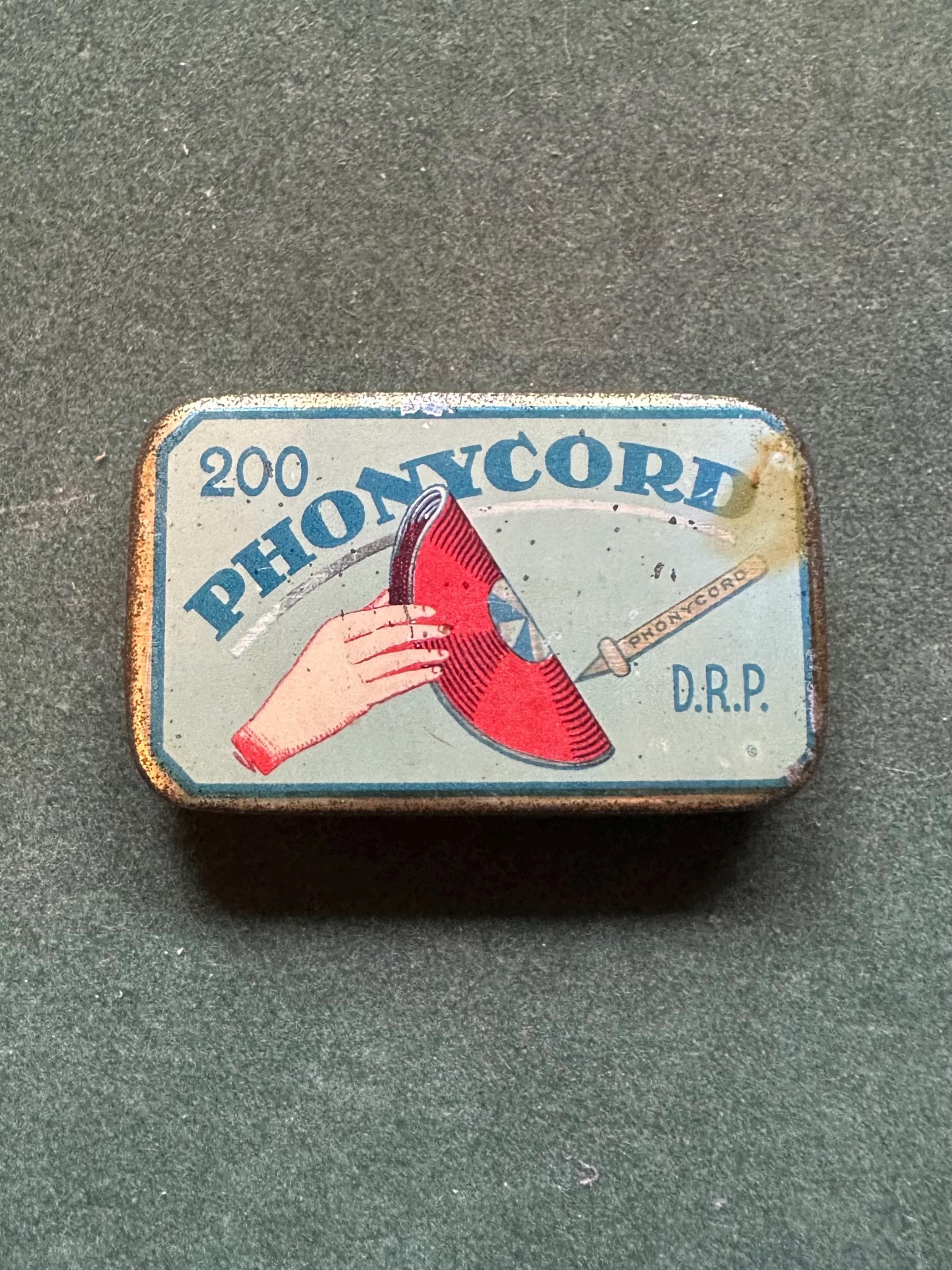 ヴィンテージ 200 フォニーコード蓄音機針 缶入り (空) - Etsy 日本