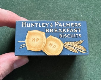 Vintage Early Huntley & Palmers Breakfast Biscuits Sample Tin