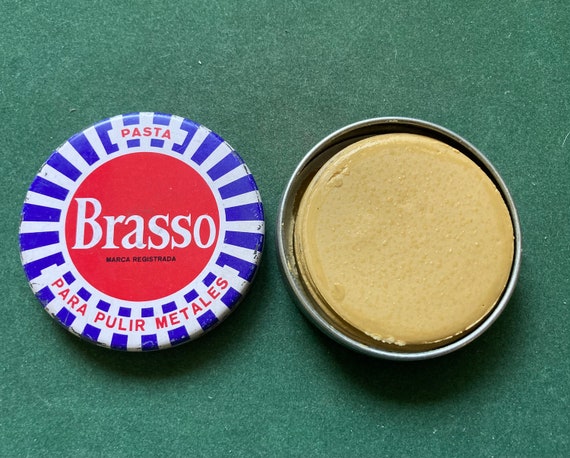 Vintage 'brasso' Mexican Version Tin full 