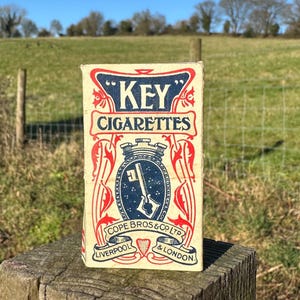 Rare Cope&#39;s &#39;KEY&#39; 10 Cigarettes Packet (empty)