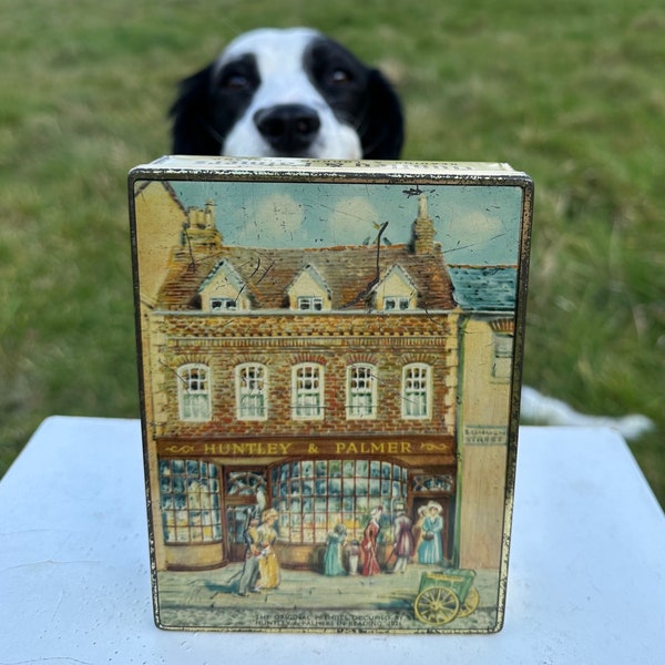 Scarce Huntley & Palmers Biscuit Tin (Original Premises)