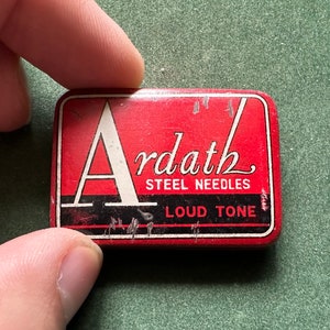 Scarce Vintage Ardath Steel Needles Loud Tone Tin (Full)