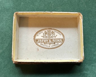 Rare Small Victorian Fry's Box