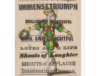 Admiration and Delight! original collage