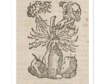1564 Petri Printers Device Art Print: 12-Color Fine Art, Matte Finish (200 gsm)