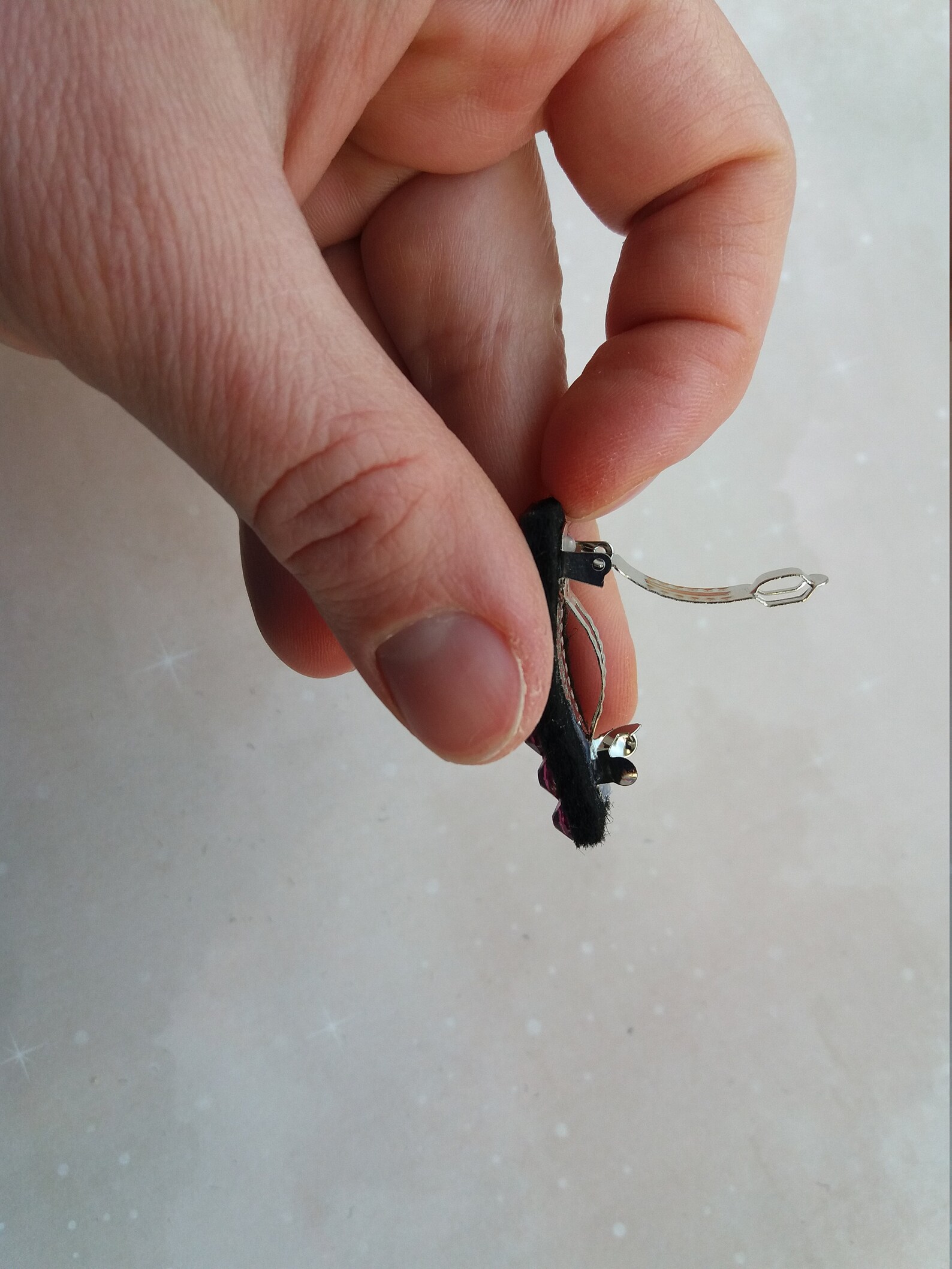 Crystal Small Dog Hair Clips Puppy Barrette Etsy