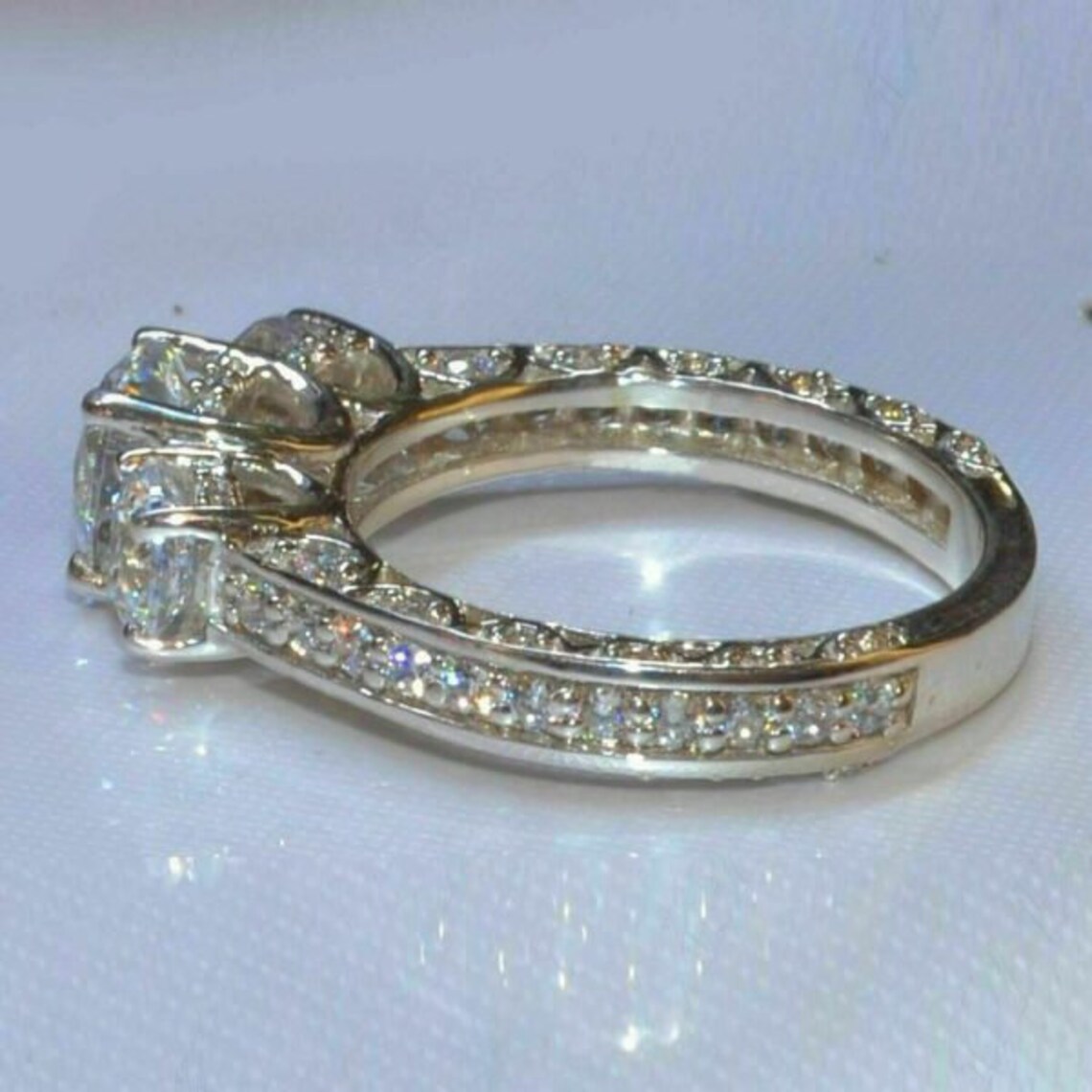 14k Solid Gold Ring Without Stone Etsy