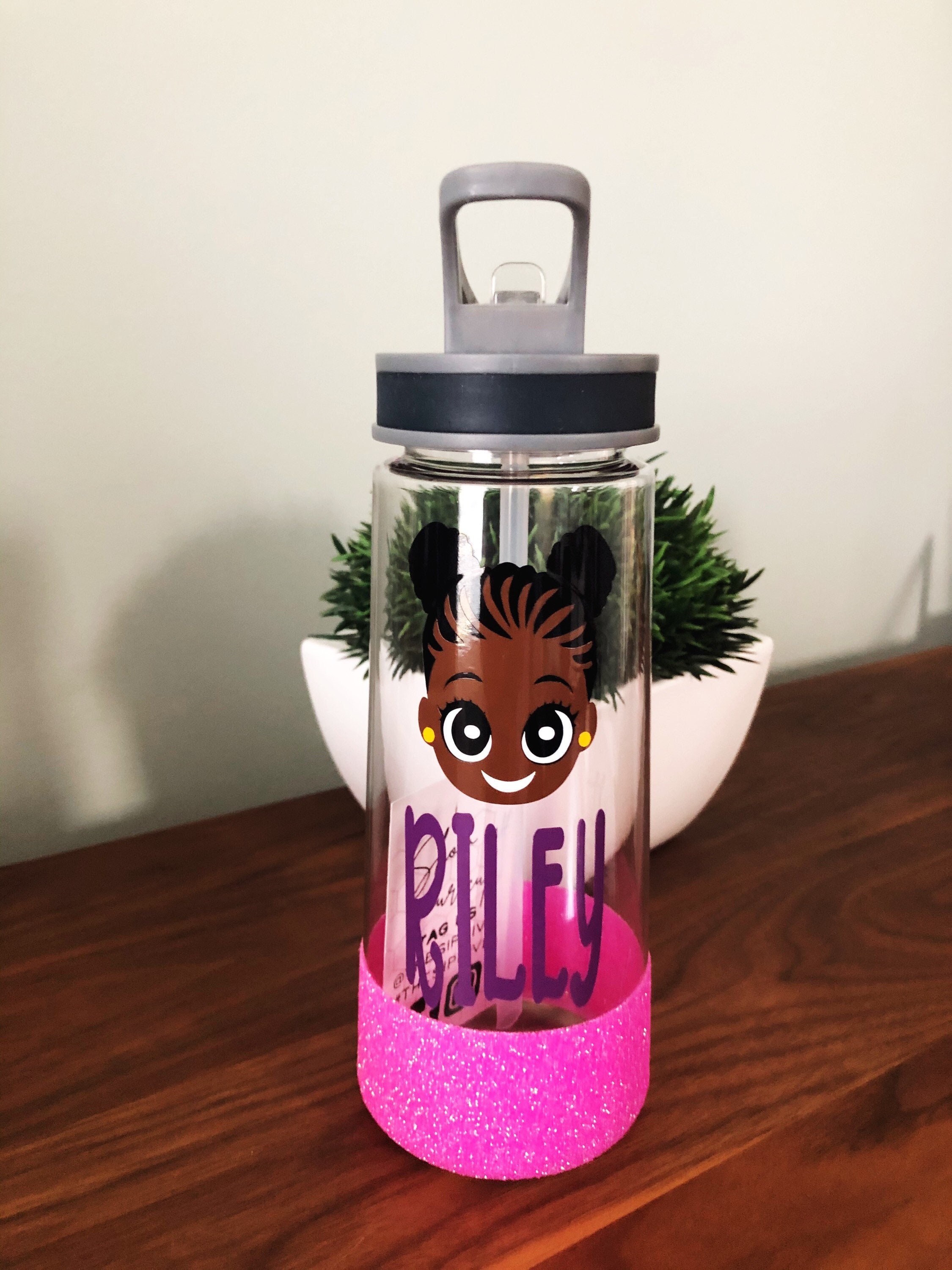 400ml Blank Water Bottle with Little Cat Logo for Kids Children