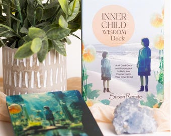 Inner Child Wisdom Oracle Deck | 44 Inner Child Oracle Cards and 60 Page Guidebook | Inner Child Cards | Inner Child Healing Cards