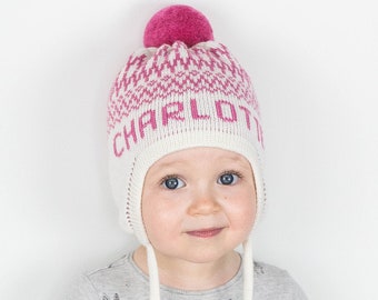 personalized kids winter hat