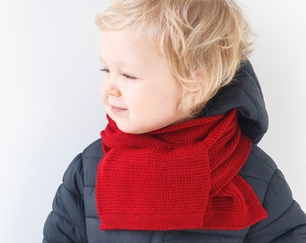 Warm Baby Boys Scarf Thick Velvet Winter Neck Scarves for Toddler Girls 2-PACK 