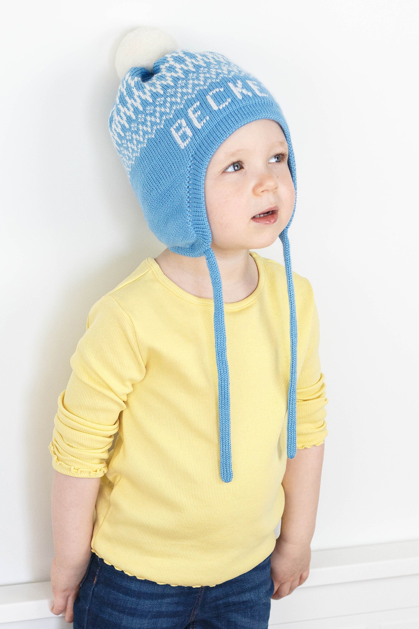 Personalized winter hats for kids Knit name hat Etsy